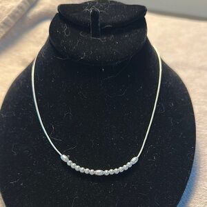 925 Elegant Silver Beaded Necklace made in Italy 🇮🇹